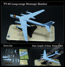 Load image into Gallery viewer, 8 pcs Military Fighter Plane Aircraft Airplane Helicopter Part III 4D Assembly Model Kit Toy