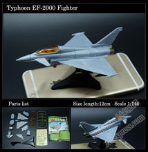 Load image into Gallery viewer, 8 pcs Military Fighter Plane Aircraft Airplane Helicopter Part III 4D Assembly Model Kit Toy