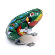 Load image into Gallery viewer, Classic Vintage Jumping Frog Rabbit Mouse Rooster Wind Up Clockwork Tin Toy For Kids Educational Toys (Choose Style)