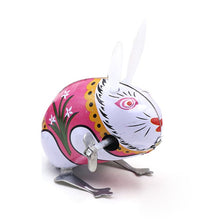 Load image into Gallery viewer, Classic Vintage Jumping Frog Rabbit Mouse Rooster Wind Up Clockwork Tin Toy For Kids Educational Toys (Choose Style)