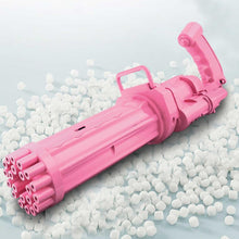 Load image into Gallery viewer, Gatling Electric Bubble Machine Gun Toy 21 Holes 15.5 Inch Summer Automatic Soap Water Maker For Kids Gift (Choose Color)