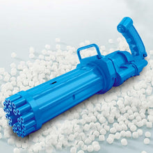 Load image into Gallery viewer, Gatling Electric Bubble Machine Gun Toy 21 Holes 15.5 Inch Summer Automatic Soap Water Maker For Kids Gift (Choose Color)