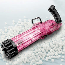 Load image into Gallery viewer, Gatling Electric Bubble Machine Gun Toy 21 Holes 15.5 Inch Summer Automatic Soap Water Maker For Kids Gift (Choose Color)