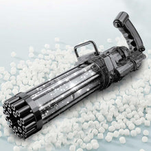 Load image into Gallery viewer, Gatling Electric Bubble Machine Gun Toy 21 Holes 15.5 Inch Summer Automatic Soap Water Maker For Kids Gift (Choose Color)