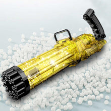 Load image into Gallery viewer, Gatling Electric Bubble Machine Gun Toy 21 Holes 15.5 Inch Summer Automatic Soap Water Maker For Kids Gift (Choose Color)