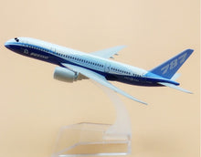 Load image into Gallery viewer, BOEING 787 House Color Airplane 16cm DieCast Plane Model