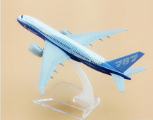 Load image into Gallery viewer, BOEING 787 House Color Airplane 16cm DieCast Plane Model