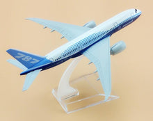 Load image into Gallery viewer, BOEING 787 House Color Airplane 16cm DieCast Plane Model