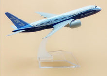 Load image into Gallery viewer, BOEING 787 House Color Airplane 16cm DieCast Plane Model