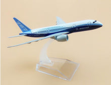 Load image into Gallery viewer, BOEING 787 House Color Airplane 16cm DieCast Plane Model
