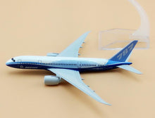 Load image into Gallery viewer, BOEING 787 House Color Airplane 16cm DieCast Plane Model