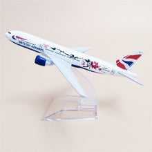 Load image into Gallery viewer, British Airways Boeing 777 Airplane 16cm DieCast Plane Model