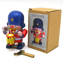 Load image into Gallery viewer, MS407 Vintage Little Soldier Drummer Band Robot Retro Clockwork Wind Up Tin Toy Collectible (Choose Style)