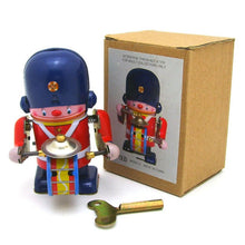 Load image into Gallery viewer, MS407 Vintage Little Soldier Drummer Band Robot Retro Clockwork Wind Up Tin Toy Collectible (Choose Style)
