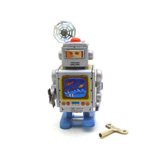 Load image into Gallery viewer, MS518 Space Robot Repair Astronaut Retro Clockwork Wind Up Tin Toy Collectible