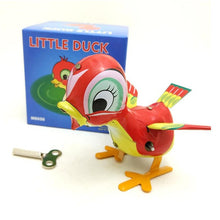 Load image into Gallery viewer, MS656 Jumping Little Duck Animal Retro Clockwork Wind Up Tin Toy Collectible