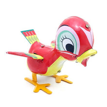 Load image into Gallery viewer, MS656 Jumping Little Duck Animal Retro Clockwork Wind Up Tin Toy Collectible