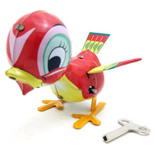 Load image into Gallery viewer, MS656 Jumping Little Duck Animal Retro Clockwork Wind Up Tin Toy Collectible