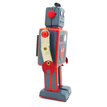 Load image into Gallery viewer, MS384 Space Mechanical Radiocon Robot Retro Clockwork Wind Up Tin Toy Collectible