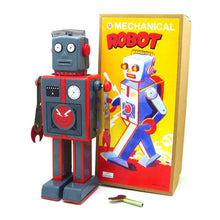 Load image into Gallery viewer, MS384 Space Mechanical Radiocon Robot Retro Clockwork Wind Up Tin Toy Collectible