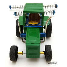 Load image into Gallery viewer, MS470 Farm Tractor with Plow Pull Back Friction Vehicle Retro Tin Toy Collectible
