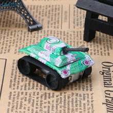 Load image into Gallery viewer, Mini Military Army Tank Model Retro Clockwork Wind Up Tin Toy Collectible