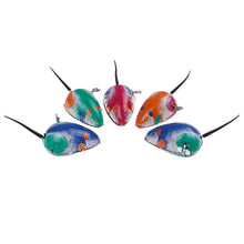 Load image into Gallery viewer, Set of 3 Classic Mouse Retro Clockwork Wind Up Tin Toy Collectible