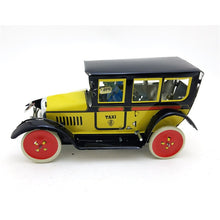 Load image into Gallery viewer, MS805 Vintage Paya Taxi Classic Car Retro Clockwork Wind Up Tin Toy Collectible (Choose Color)