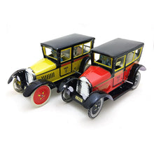 Load image into Gallery viewer, MS805 Vintage Paya Taxi Classic Car Retro Clockwork Wind Up Tin Toy Collectible (Choose Color)