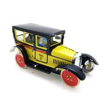 Load image into Gallery viewer, MS805 Vintage Paya Taxi Classic Car Retro Clockwork Wind Up Tin Toy Collectible (Choose Color)