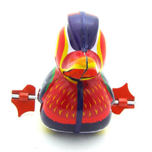 Load image into Gallery viewer, MS521 Colorful Mandarin Duck Retro Clockwork Wind Up Tin Toy Collectible
