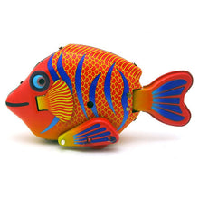 Load image into Gallery viewer, MS480 Happy Fish Retro Clockwork Wind Up Tin Toy Collectible