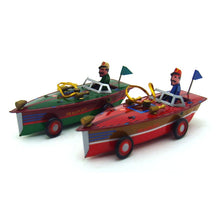 Load image into Gallery viewer, MF421 Dragonfly Speedboat Boat Christmas Pendant Ornament Tin Toy Collectible (Choose Color)