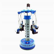 Load image into Gallery viewer, MM263 Vintage French Sailors Carousel Lever Action Retro Tin Toy Collectible