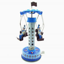 Load image into Gallery viewer, MM263 Vintage French Sailors Carousel Lever Action Retro Tin Toy Collectible