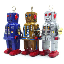 Load image into Gallery viewer, MS403 Mechanical Space Robot Retro Clockwork Wind Up Tin Toy Collectible (Choose Color)
