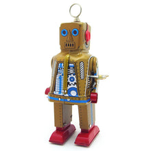 Load image into Gallery viewer, MS403 Mechanical Space Robot Retro Clockwork Wind Up Tin Toy Collectible (Choose Color)
