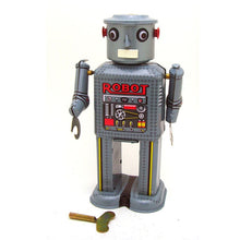 Load image into Gallery viewer, MS646 Mechanical Walking Space Robot Retro Clockwork Wind Up Tin Toy Collectible