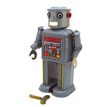 Load image into Gallery viewer, MS646 Mechanical Walking Space Robot Retro Clockwork Wind Up Tin Toy Collectible