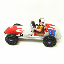 Load image into Gallery viewer, MS508 Vintage Champion's Racer Retro Clockwork Wind Up Tin Toy Collectible