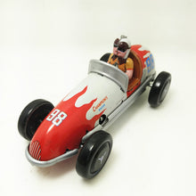 Load image into Gallery viewer, MS508 Vintage Champion's Racer Retro Clockwork Wind Up Tin Toy Collectible