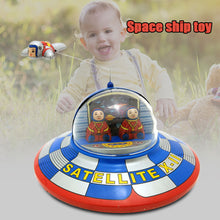 Load image into Gallery viewer, MS635 Space Ship X-11 Satellite Orbiter Retro Clockwork Wind Up Tin Toy Collectible