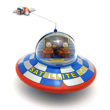 Load image into Gallery viewer, MS635 Space Ship X-11 Satellite Orbiter Retro Clockwork Wind Up Tin Toy Collectible