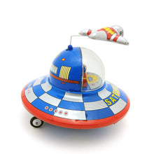 Load image into Gallery viewer, MS635 Space Ship X-11 Satellite Orbiter Retro Clockwork Wind Up Tin Toy Collectible