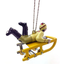 Load image into Gallery viewer, MM275 Sledder Sled Widget Pendant Christmas Tree Ornament Decoration Tin Toy