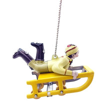 Load image into Gallery viewer, MM275 Sledder Sled Widget Pendant Christmas Tree Ornament Decoration Tin Toy