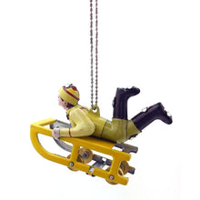 Load image into Gallery viewer, MM275 Sledder Sled Widget Pendant Christmas Tree Ornament Decoration Tin Toy