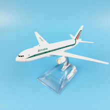 Load image into Gallery viewer, Alitalia Italy Airlines Boeing 777 Airplane 16cm Diecast Plane Model