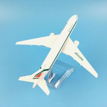 Load image into Gallery viewer, Alitalia Italy Airlines Boeing 777 Airplane 16cm Diecast Plane Model