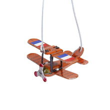 Load image into Gallery viewer, MM264 Vintage Flying Planes Go Round Retro Clockwork Wind Up Tin Toy Collectible